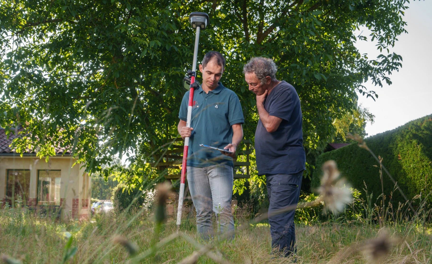 Création site web géomètre, photos et rédaction textes